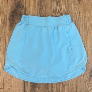 (SOLD) Lululemon Hotty Hot High Rise Skirt Skort In Blue Chill Size 4